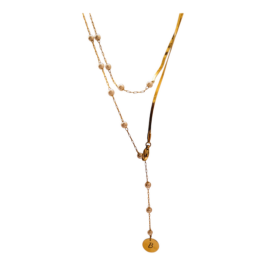 Collana Dual Pearl
